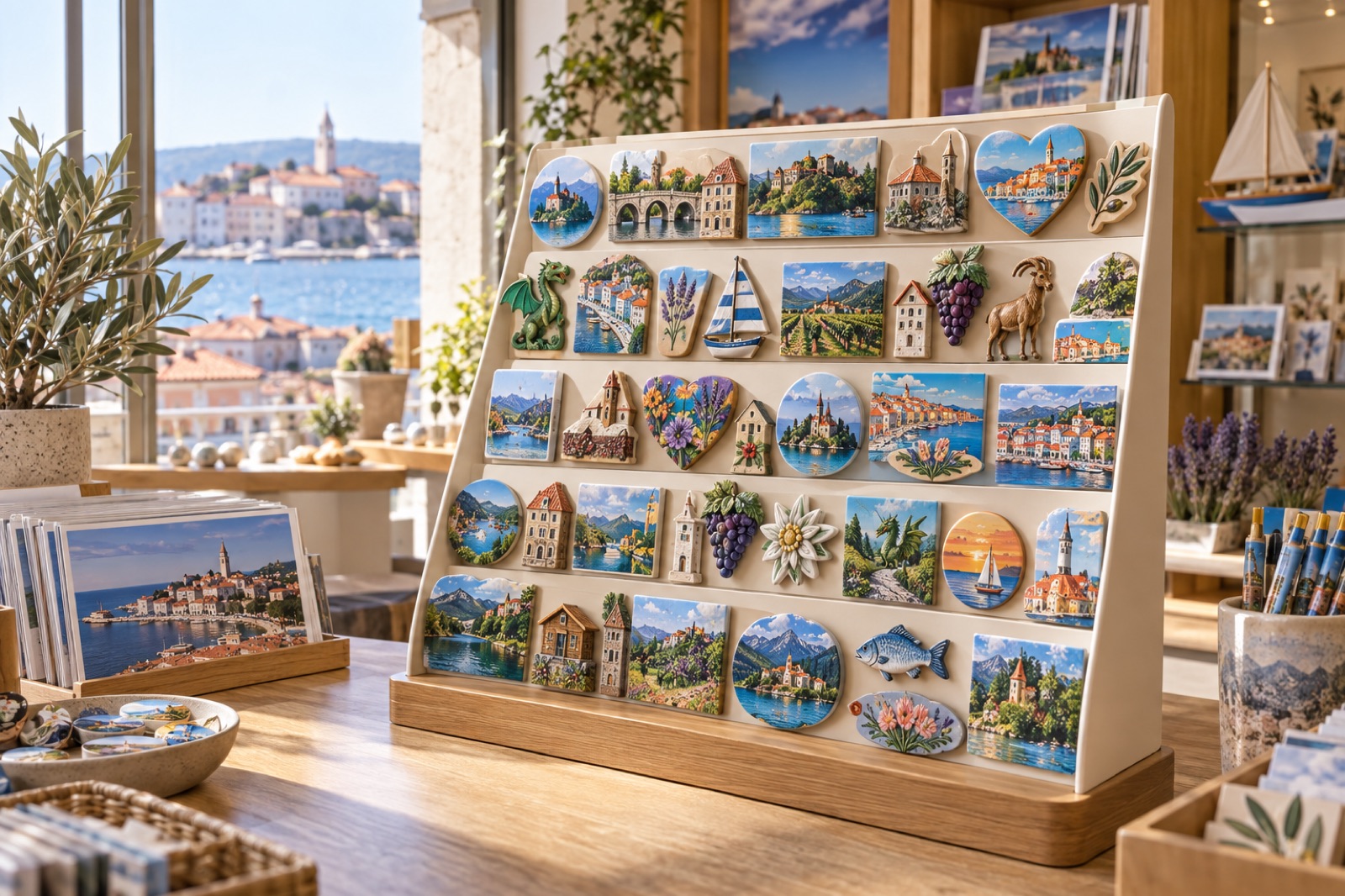 Concept image: table-top display for magnets